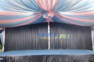 Tenda Dekorasi Nuansa Pink Biru Muda Tenda Dekorasi Nuansa Pink Biru Muda