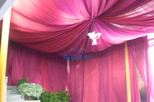 Tenda Dekorasi VIP Tirai Full Maroon Tenda Dekorasi VIP Tirai Full Maroon