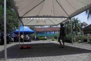 Tenda Kerucut Sarnafil 5x5 Tenda Kerucut Sarnafil 5x5