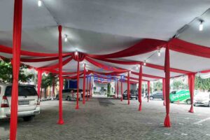 Tenda Semi Dekor Nuansa Putih Merah Tenda 17 Agustus