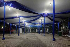 Tenda Semi Dekorasi Nuansa Putih Biru Tenda Semi Dekorasi Nuansa Putih Biru