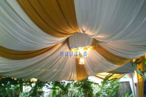 Tenda Dekorasi Nuansa BW Gold Tenda Dekorasi Nuansa BW Gold