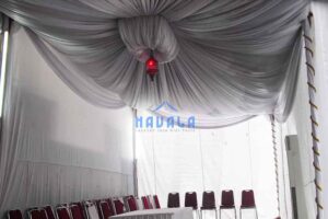 Tenda Dekorasi VIP Tirai Nuansa Putih Tenda Dekorasi VIP Tirai Nuansa Putih