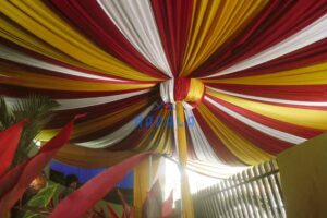 Tenda Dekorasi Nuansa Putih Gold Maroon Tenda Dekorasi Nuansa Putih Gold Maroon